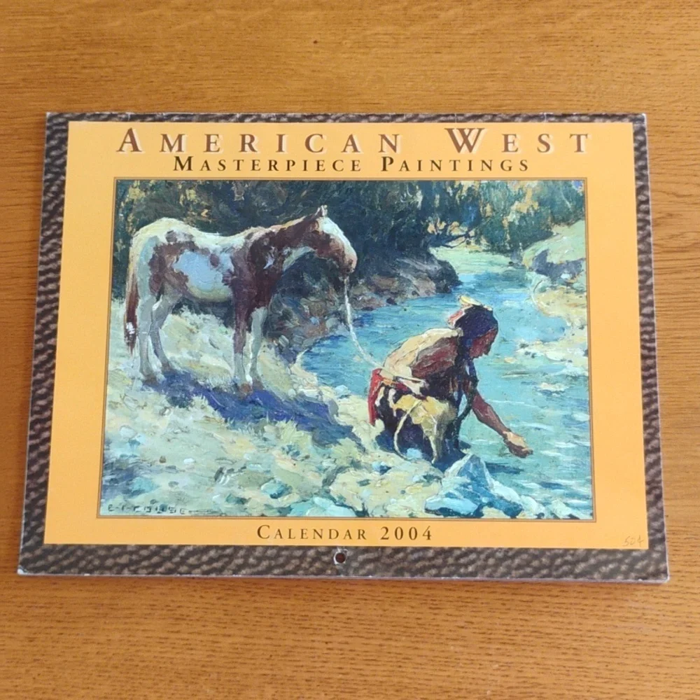 1991 Sioux Art 1999 Cherokee Heritage 2001 Native PeopleSW 2004 Am West Calendar